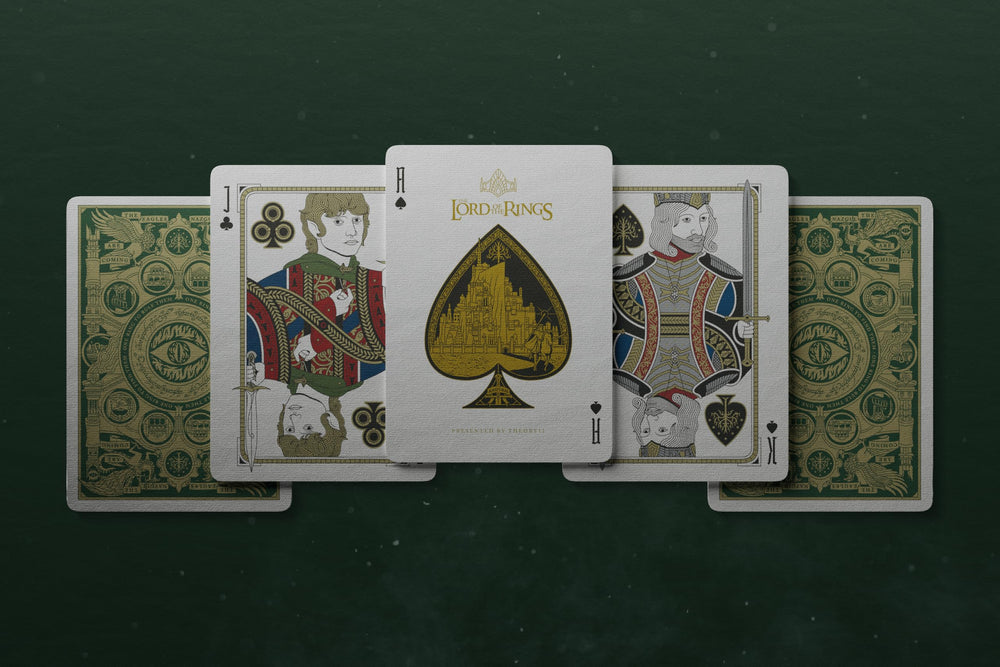 Theory11 Lord of the Rings playing cards Minas Morgul detail sparks fan interest
