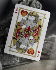 Theory11 Lord of the Rings playing cards Sauron back design creates dramatic contrast