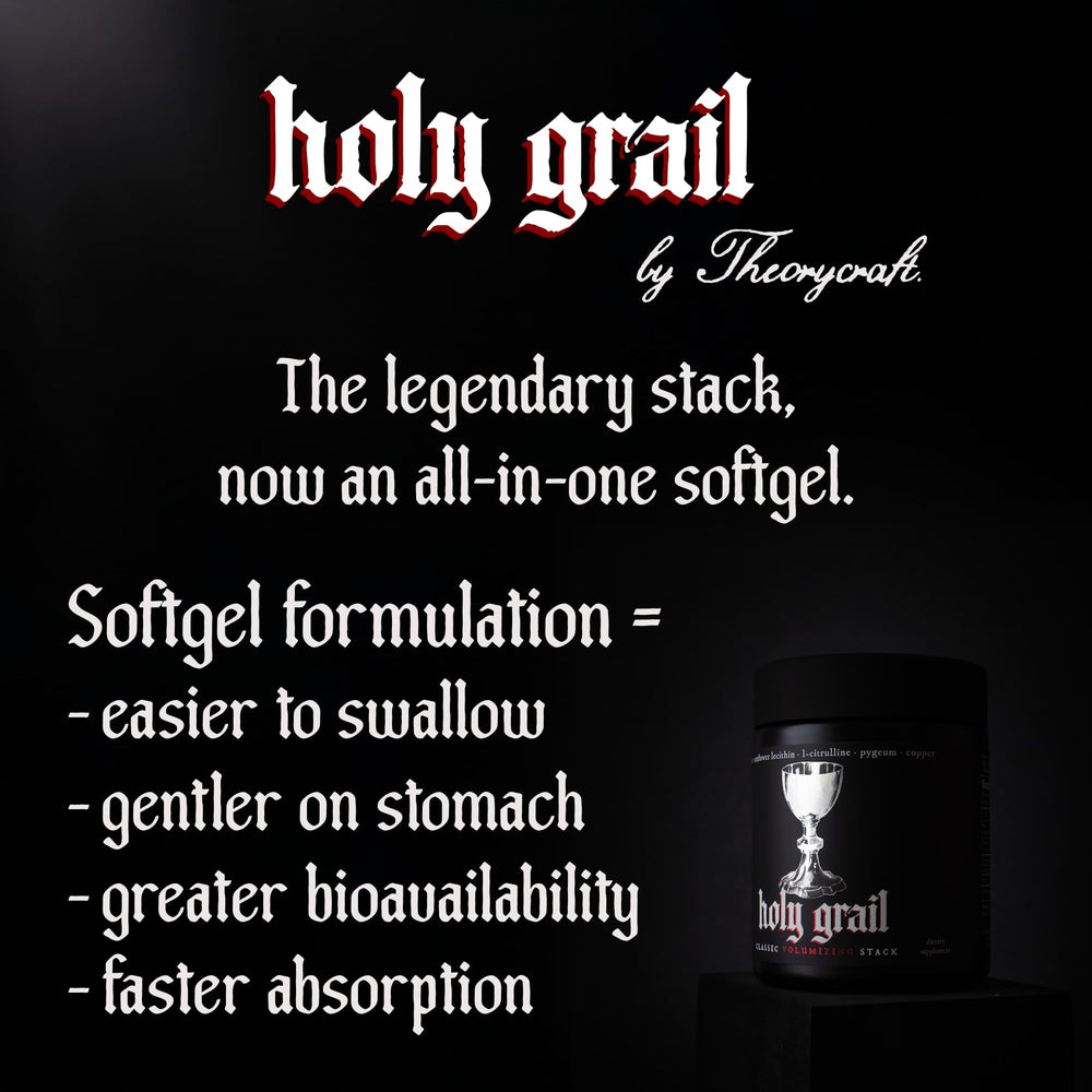Theorycraft Holy Grail L-Citrulline ingredient image hints at vasodilation potential