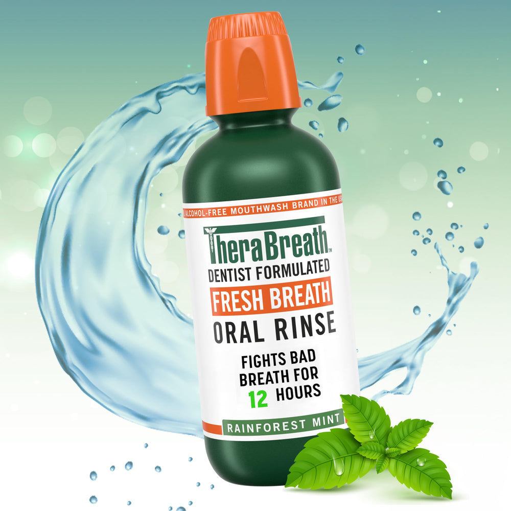 12-hour freshness claim referenced on the TheraBreath label.