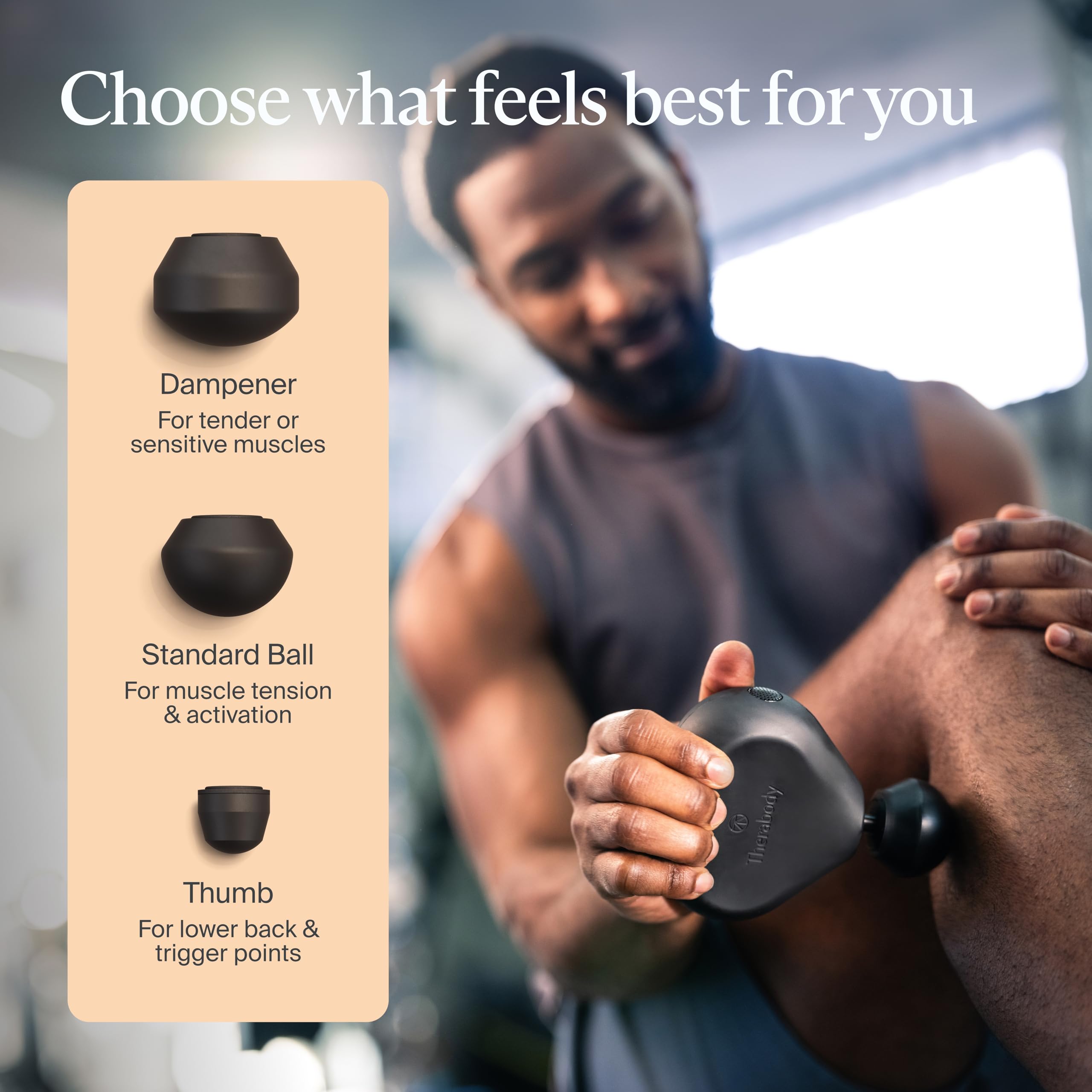 Theragun Mini with Coach by Therabody for personalized routines.