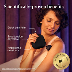 Theragun Mini travel case showing ultra-portable therapy on trips.