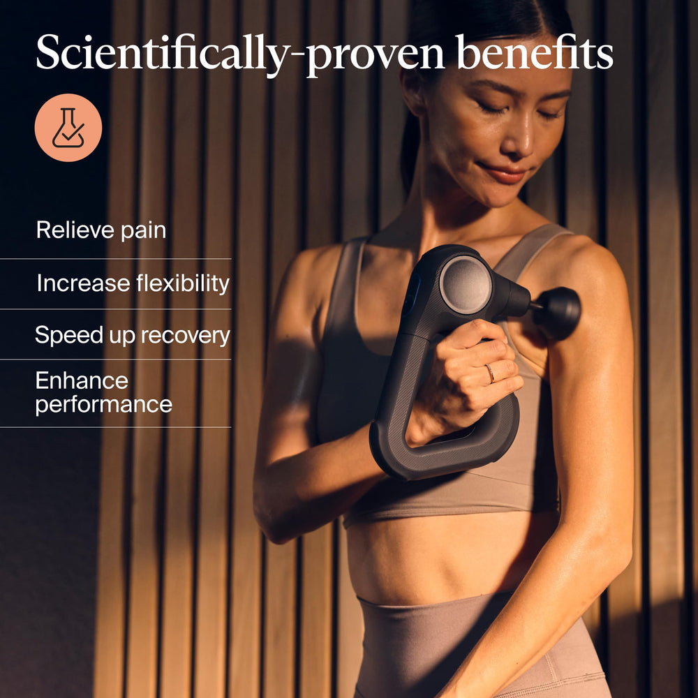 Theragun Prime operates quietly for focused recovery in shared spaces.