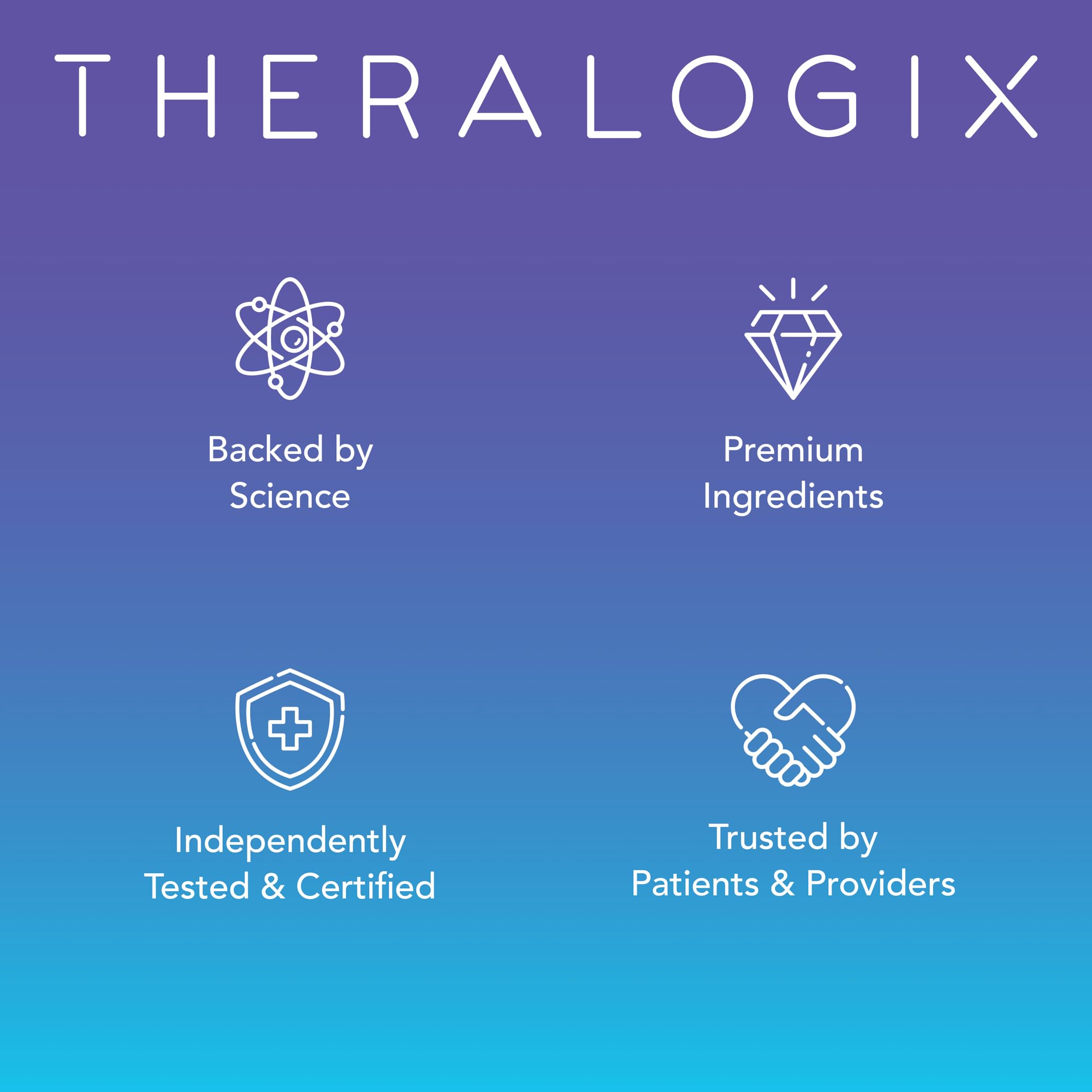 Theralogix Ovasitol box opened showing the starter contents