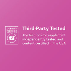 Theralogix Ovasitol powder dissolves easily in water