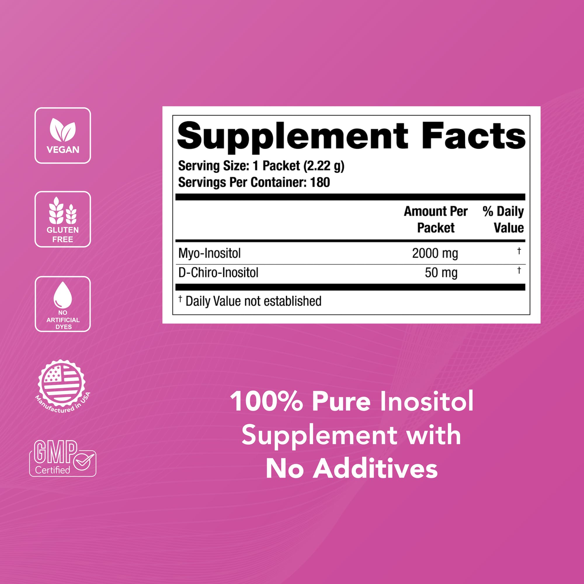 Theralogix Ovasitol promotes convenient daily fertility support.