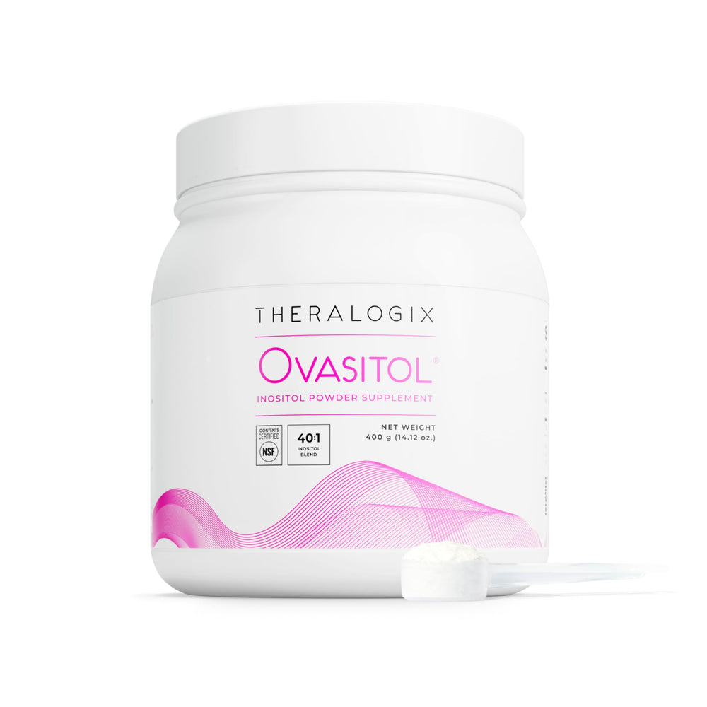 Theralogix Ovasitol canister front view for daily use