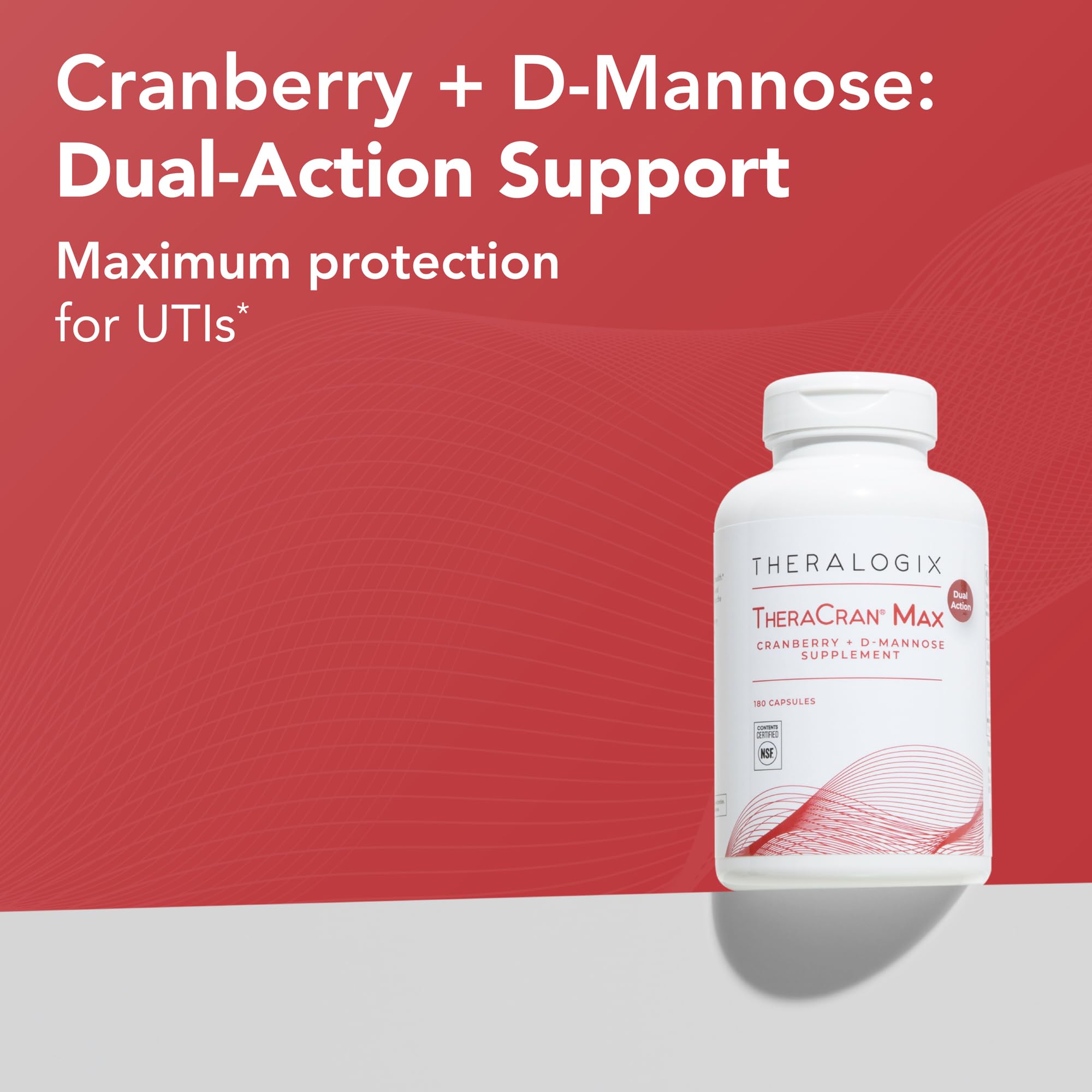 Close-up of TheraCran Max capsules for easy daily supplementation