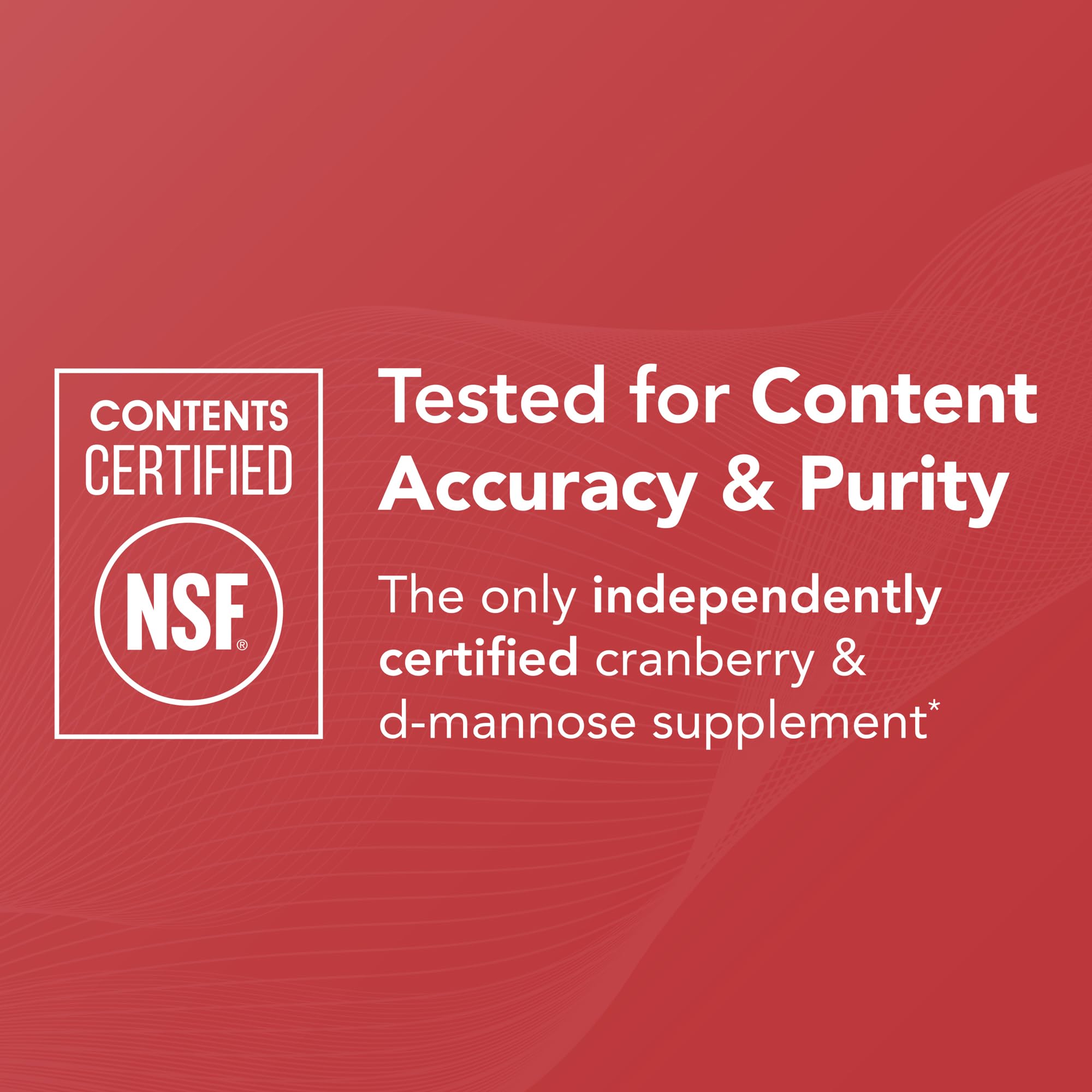 Cranberry extract details highlight 40 mg PACs per serving for urinary wellness