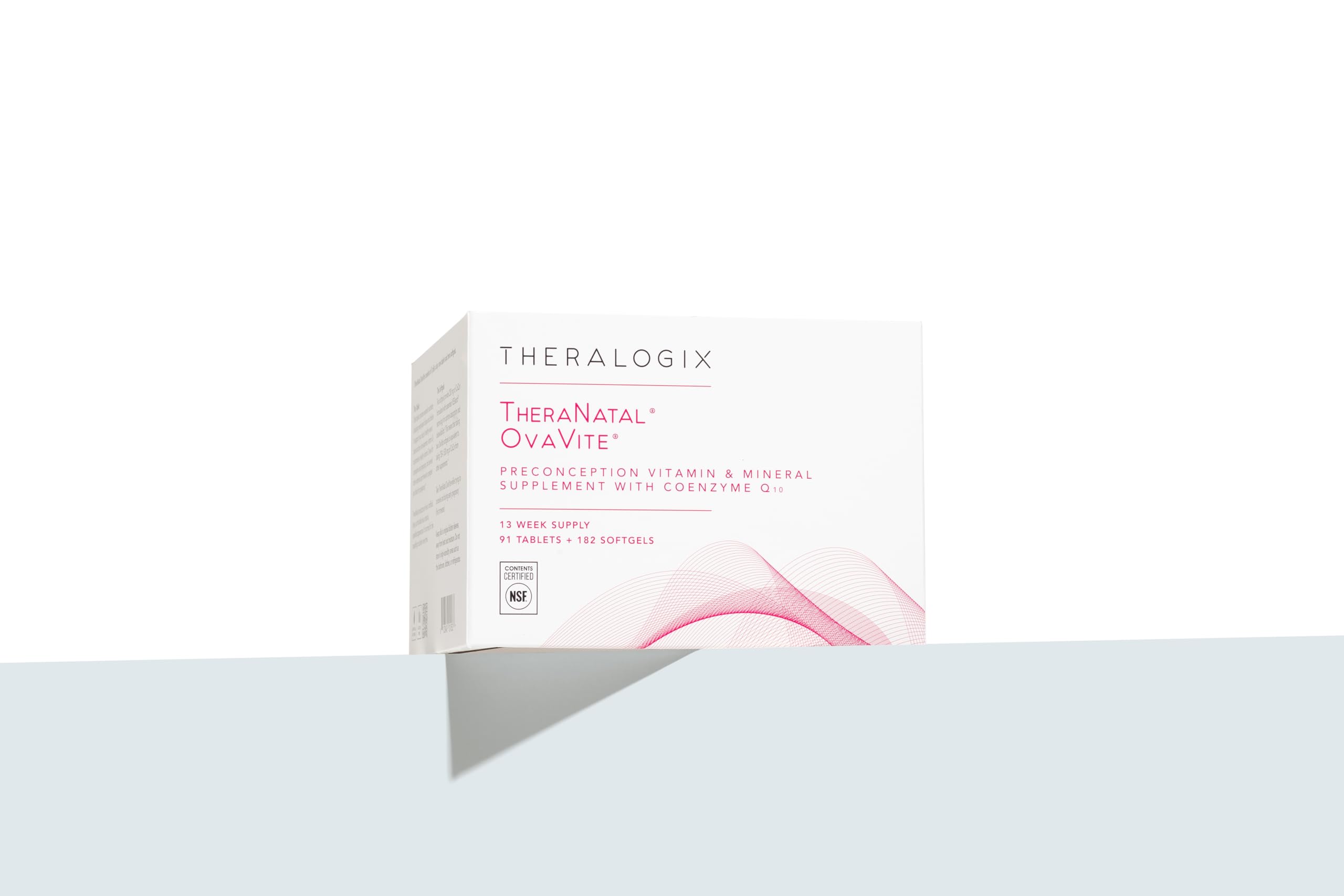 Theralogix TheraNatal OvaVite ingredients closeup with key nutrients