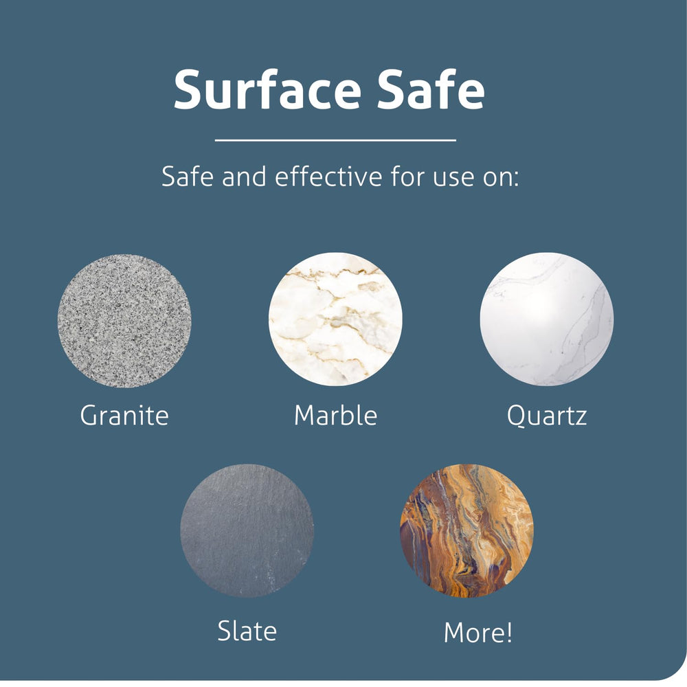 Therapy neutral pH cleanser safe for marble and granite surfaces.