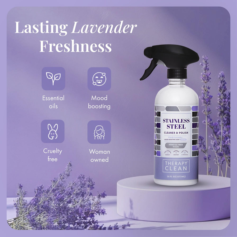 Black stainless care with protective barrier against fingerprints.