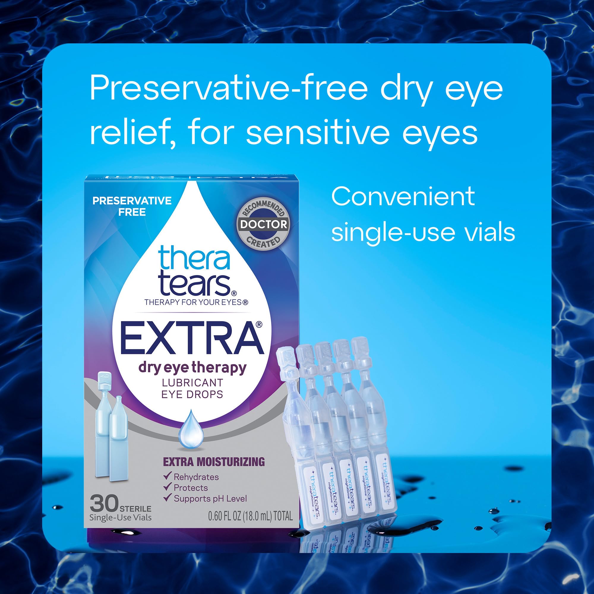 TheraTears Extra Dry Eye Therapy FSA/HSA eligibility note for plans.