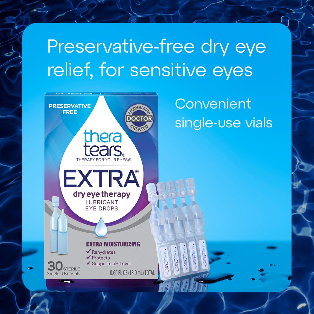TheraTears Extra Dry Eye Therapy FSA/HSA eligibility note for plans.