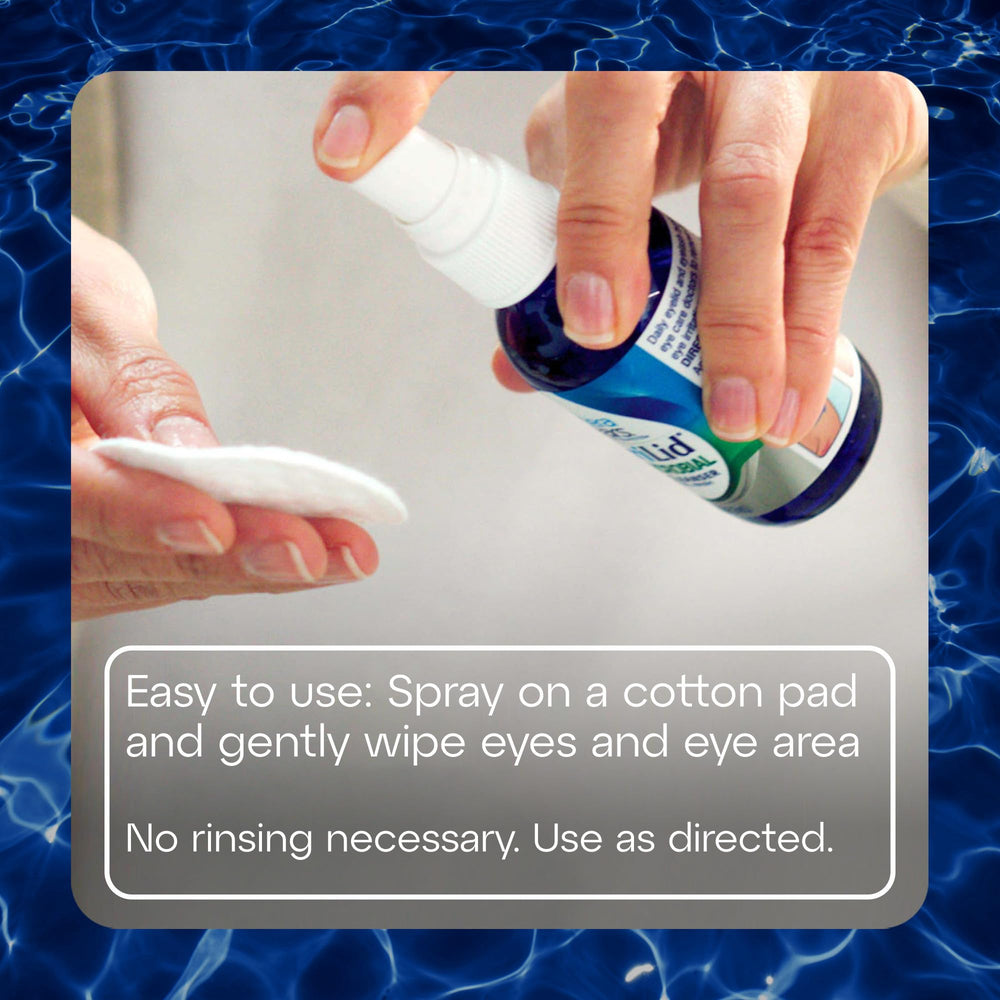 TheraTears SteriLid eyelash cleansing for cleaner lashes and comfort