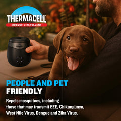 Thermacell E-Series 12-hour refill pack demonstrates easy long-lasting protection.