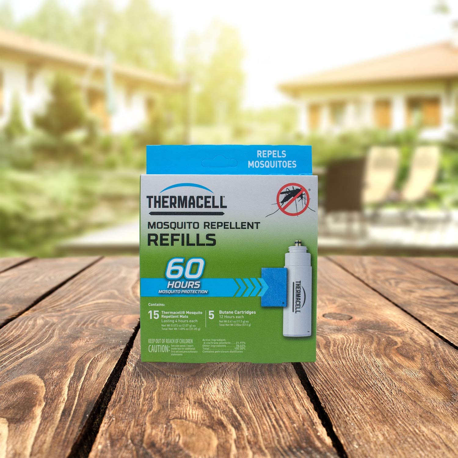 Thermacell refill kit ready for camping gear, tents, and backyards