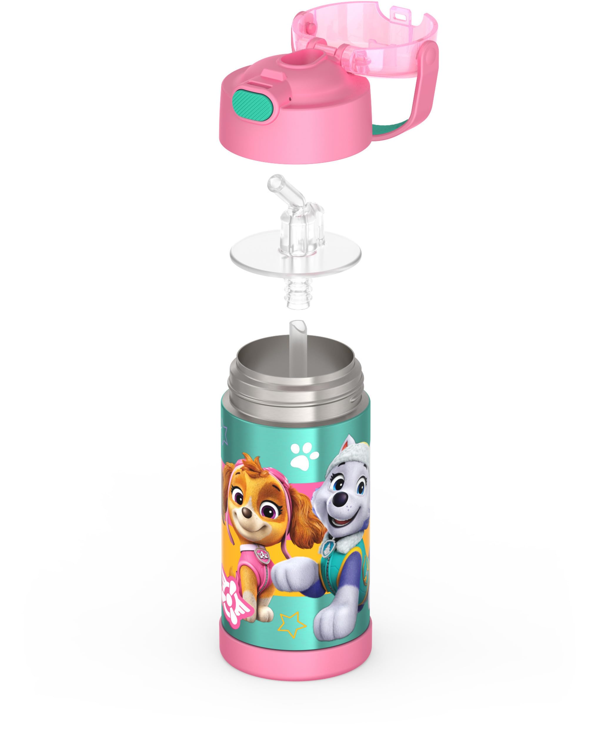 THERMOS FUNTainer durable stainless steel shell withstands drops and rough play