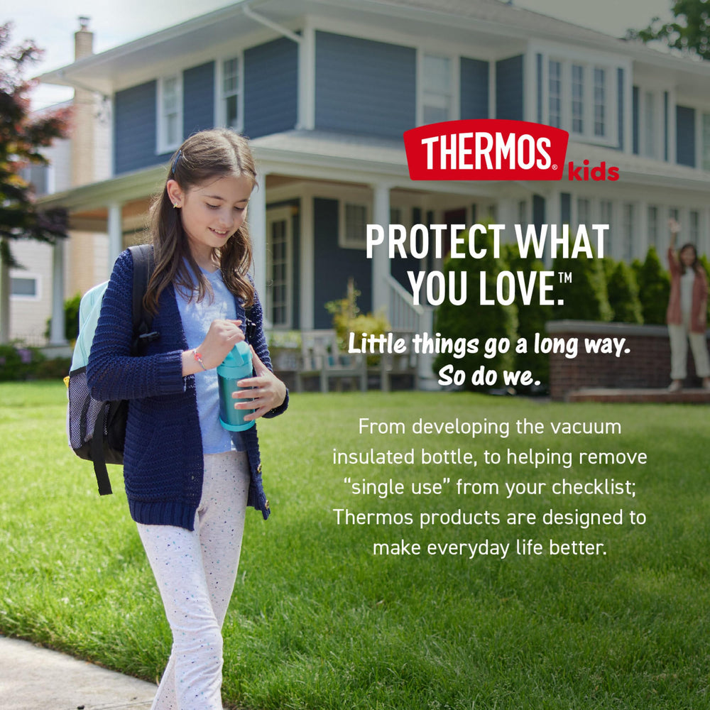 THERMOS FUNTainer is dishwasher safe for quick cleaning after school