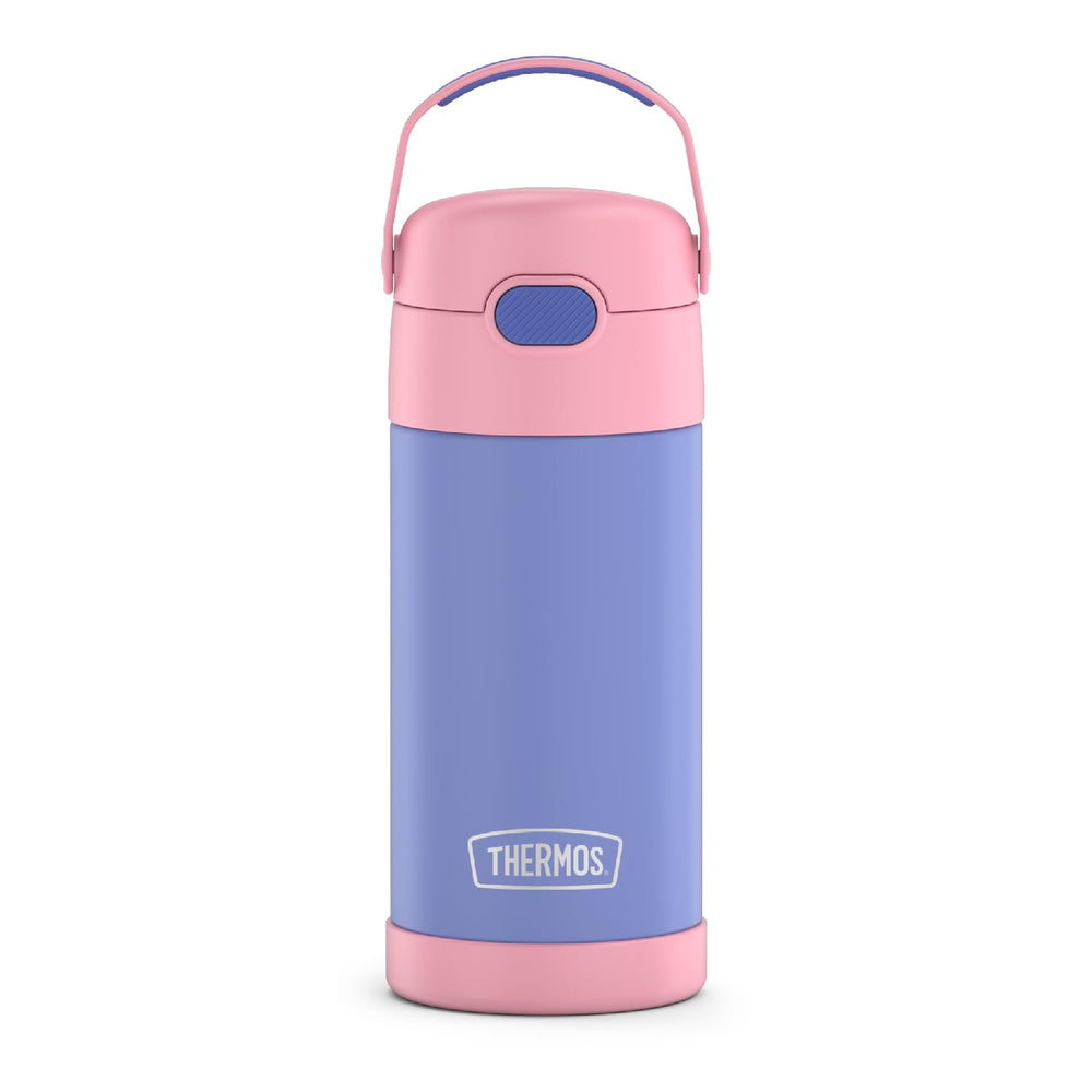 THERMOS FUNTAINER front view 12oz shows rugged durability for daily kid hydration.