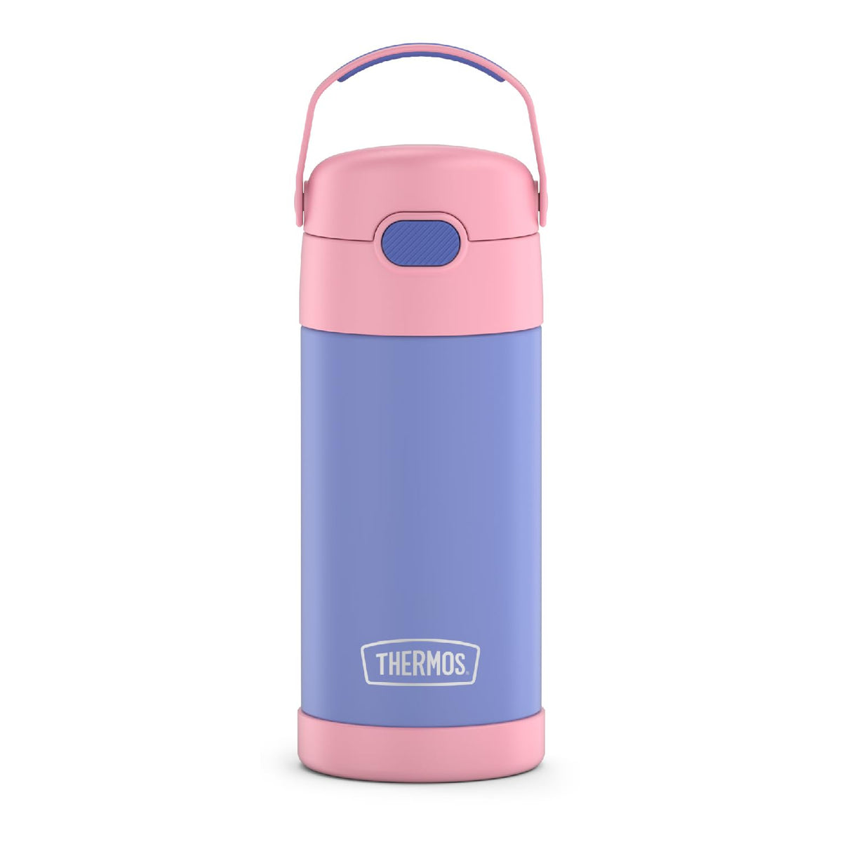 THERMOS FUNTAINER front view 12oz shows rugged durability for daily kid hydration.