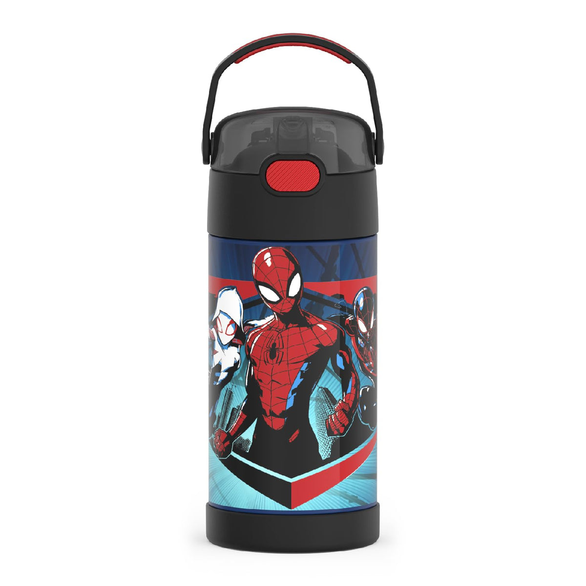 THERMOS FUNTainer Spider-Man 12oz bottle keeps drinks cold for hours