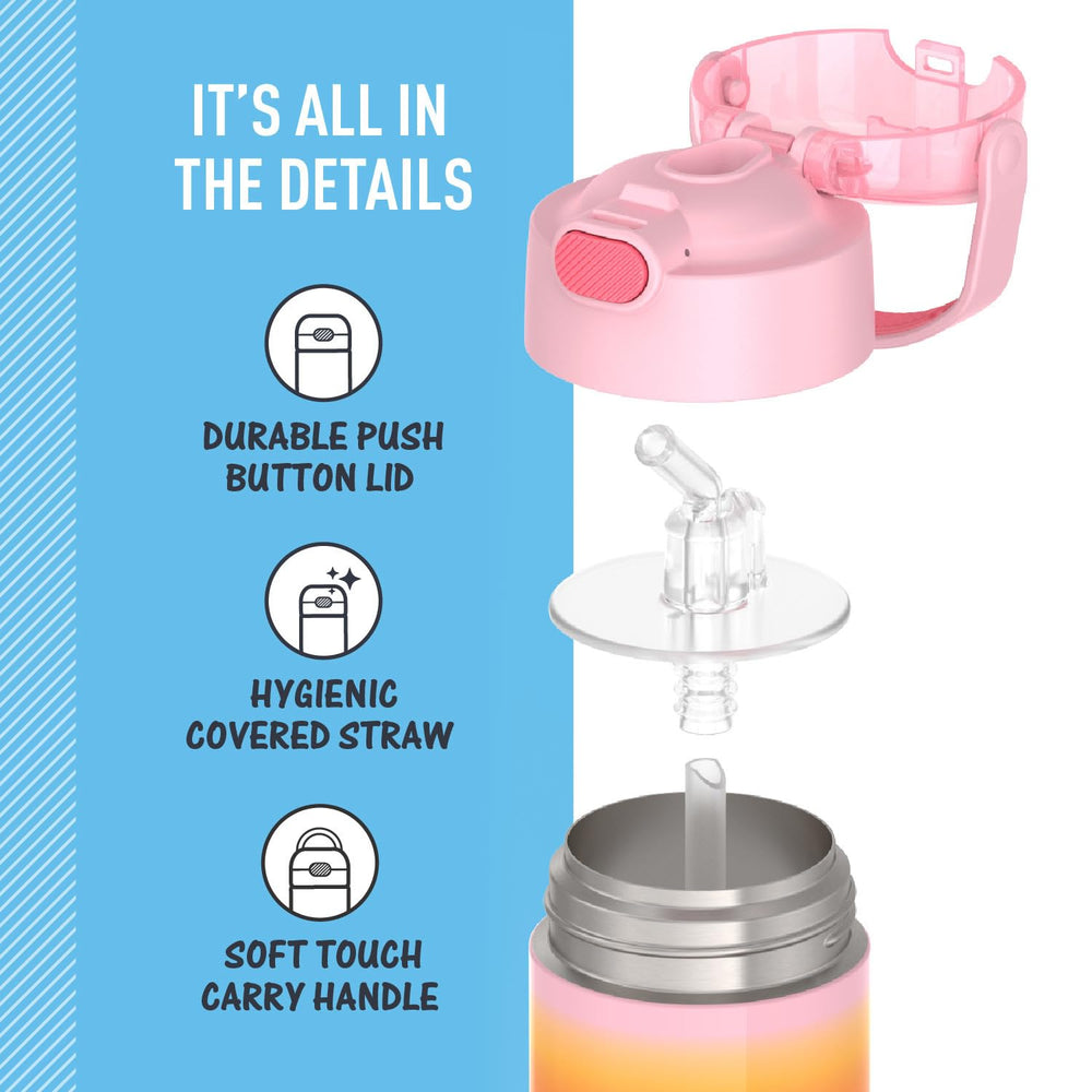THERMOS FUNTAINER durable 18/8 stainless steel construction withstands daily wear.