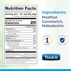 Thick-It Original soup stir: consistent texture for easier swallowing.