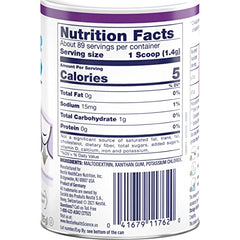 A glass of juice thickened with ThickenUp Clear maintains clarity.
