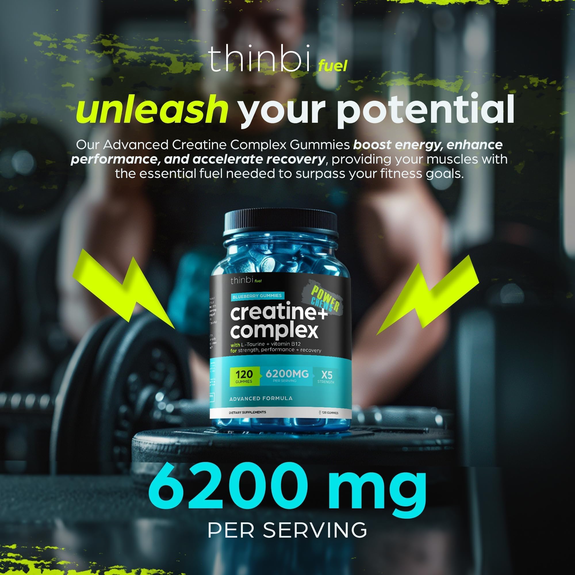 Thinbi gummies in grab-and-go setup demonstrate convenient daily supplementation.