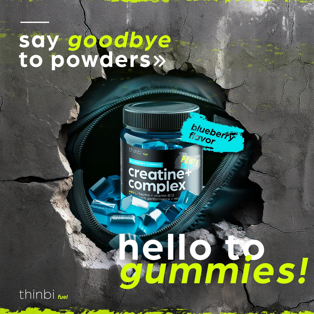 Thinbi gummies on training day scene suggest endurance support and faster recovery.