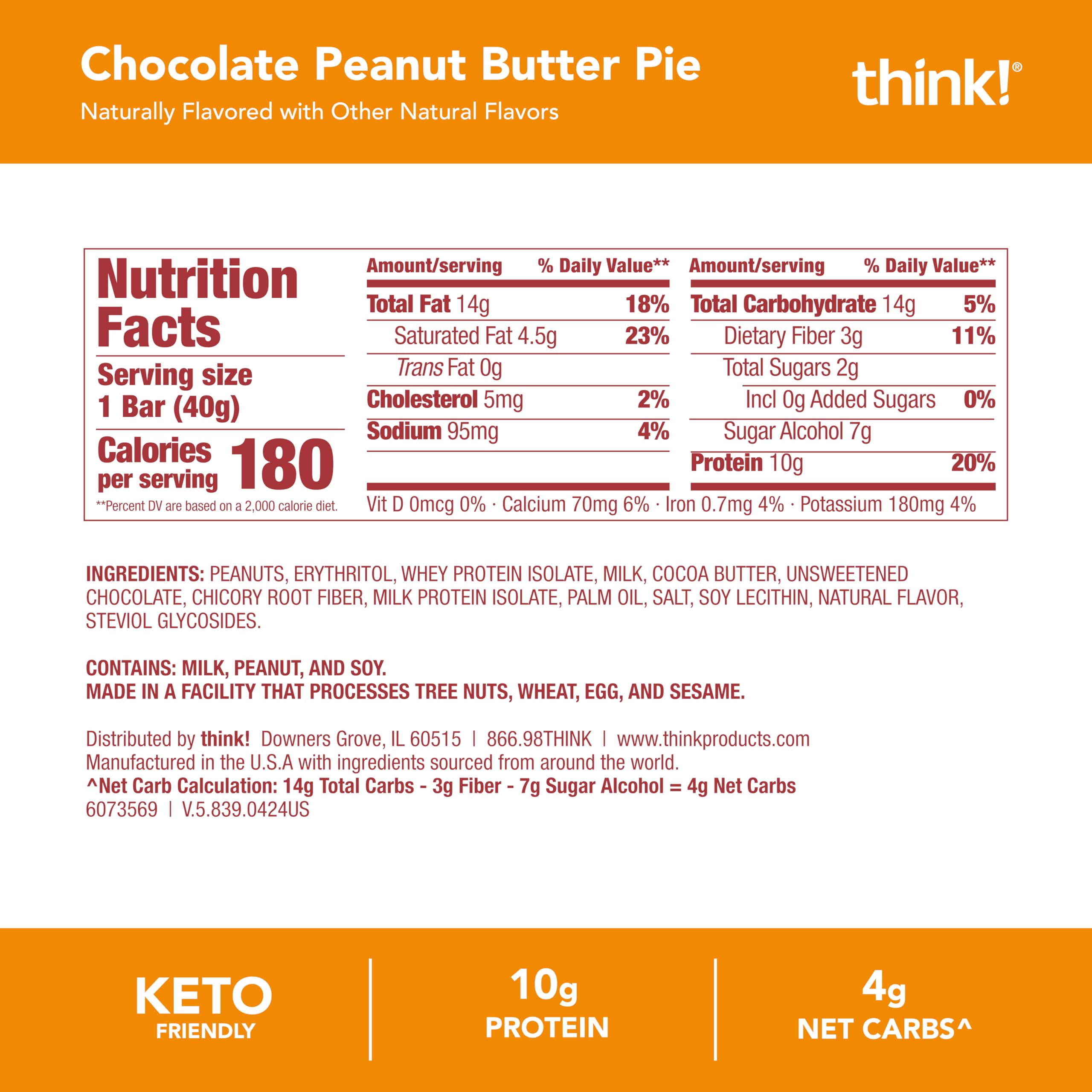 Think! Delight 12-count box displayed in pantry, convenient gluten-free snack option.