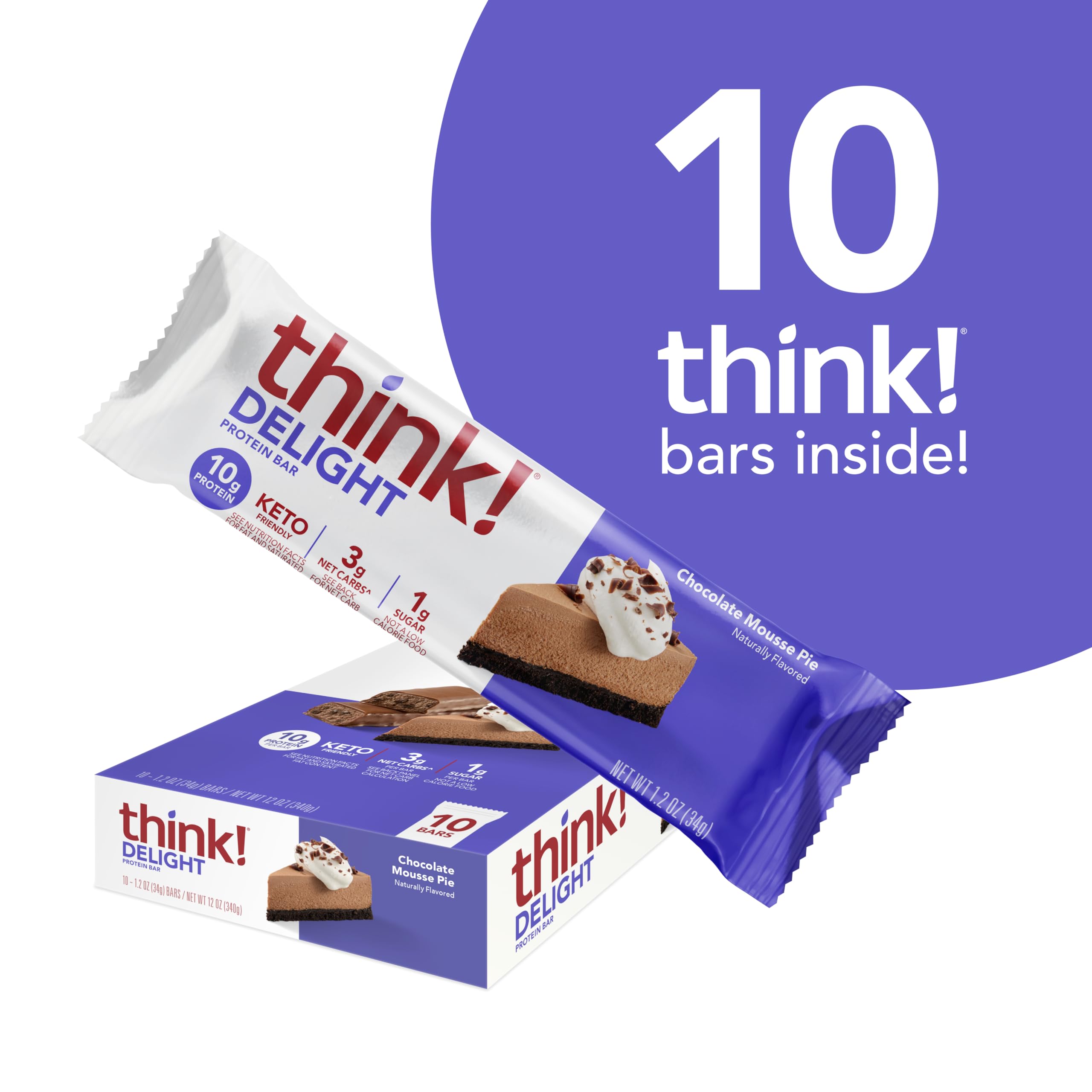 Think! Delight dessert-flavor image highlights chocolate mousse-inspired taste