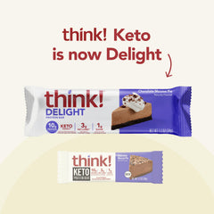 Think! Delight ingredients reveal nuts and cocoa for a protein-rich bite