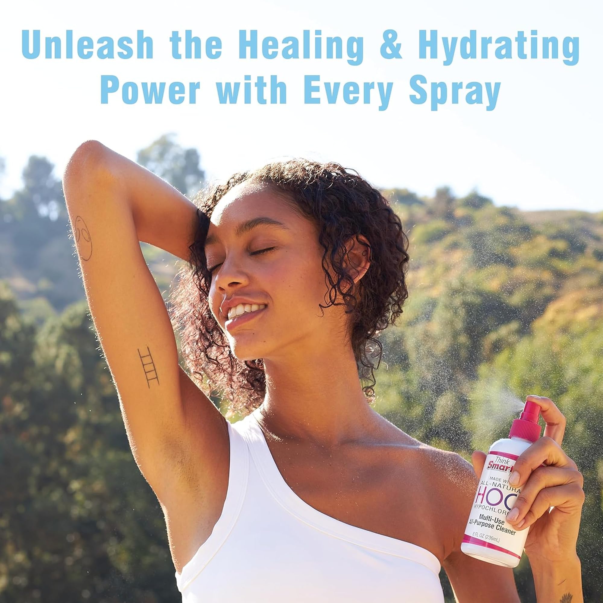 Think Smarter HOCL safe for skin ideal for on-the-go use