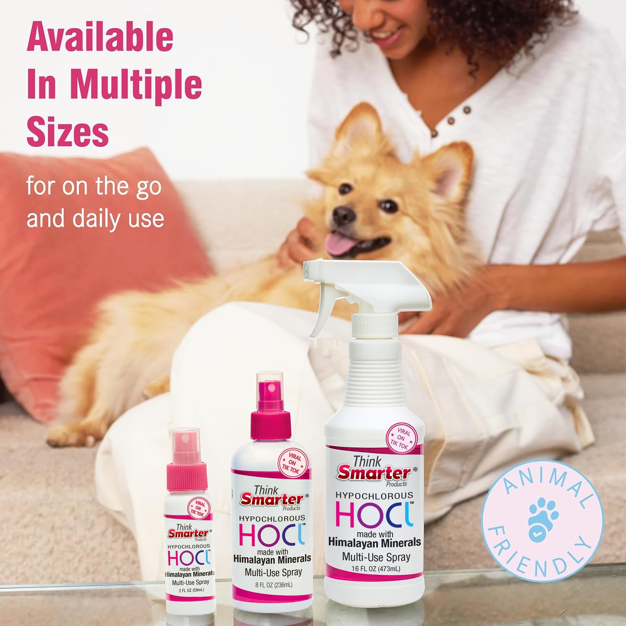 Think Smarter HOCL travel-size bottle enables portable cleaning on the go