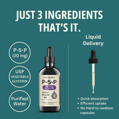 Think Above P5P activated B6 in liquid form supports easy integration into routines