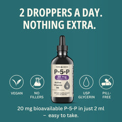 Think Above P5P liquid base with glycerin and water ensures smooth delivery