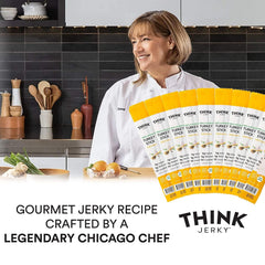 Think Jerky turkey sticks in a lunchbox showing easy protein-rich snack for school or work