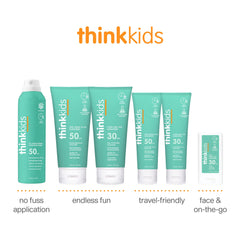 Thinkkids body application illustrates broad protection during active playtime.
