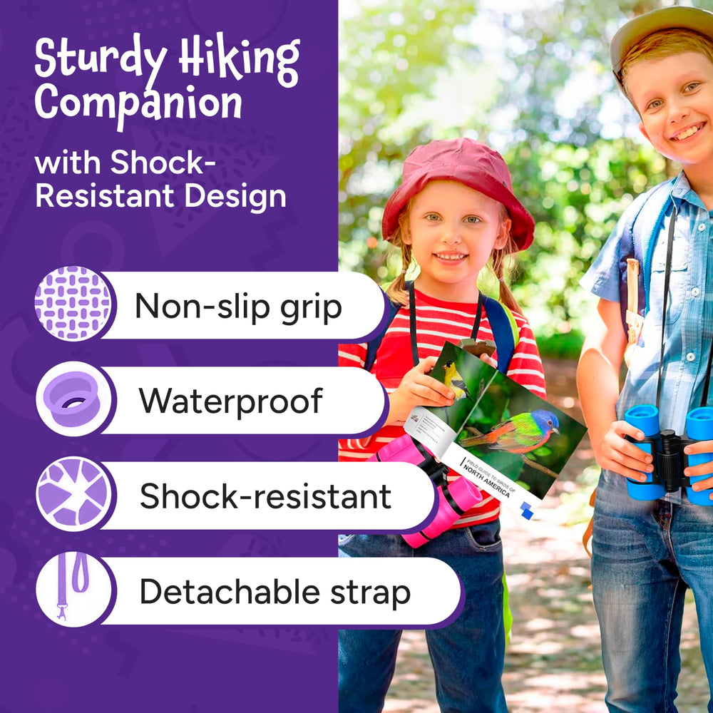 Think Peak 8x21 binoculars deliver bright viewing with high-quality BAK4 lenses.