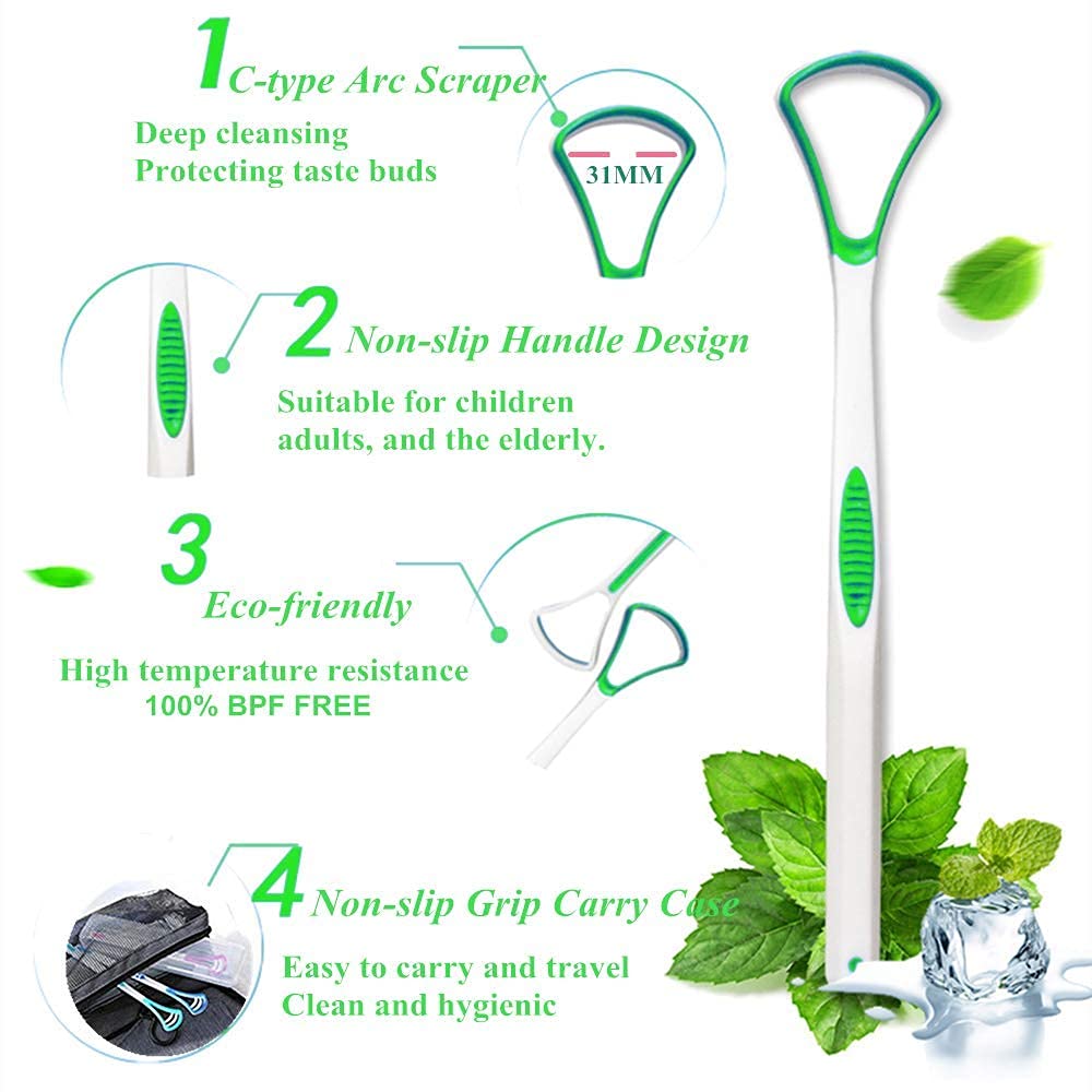 THINKPRICE tongue-scraper for adults and kids supports family oral care routines.