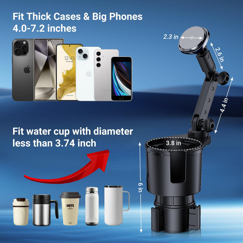 This Hill telescopic arm extends and tilts for comfortable viewing angles.