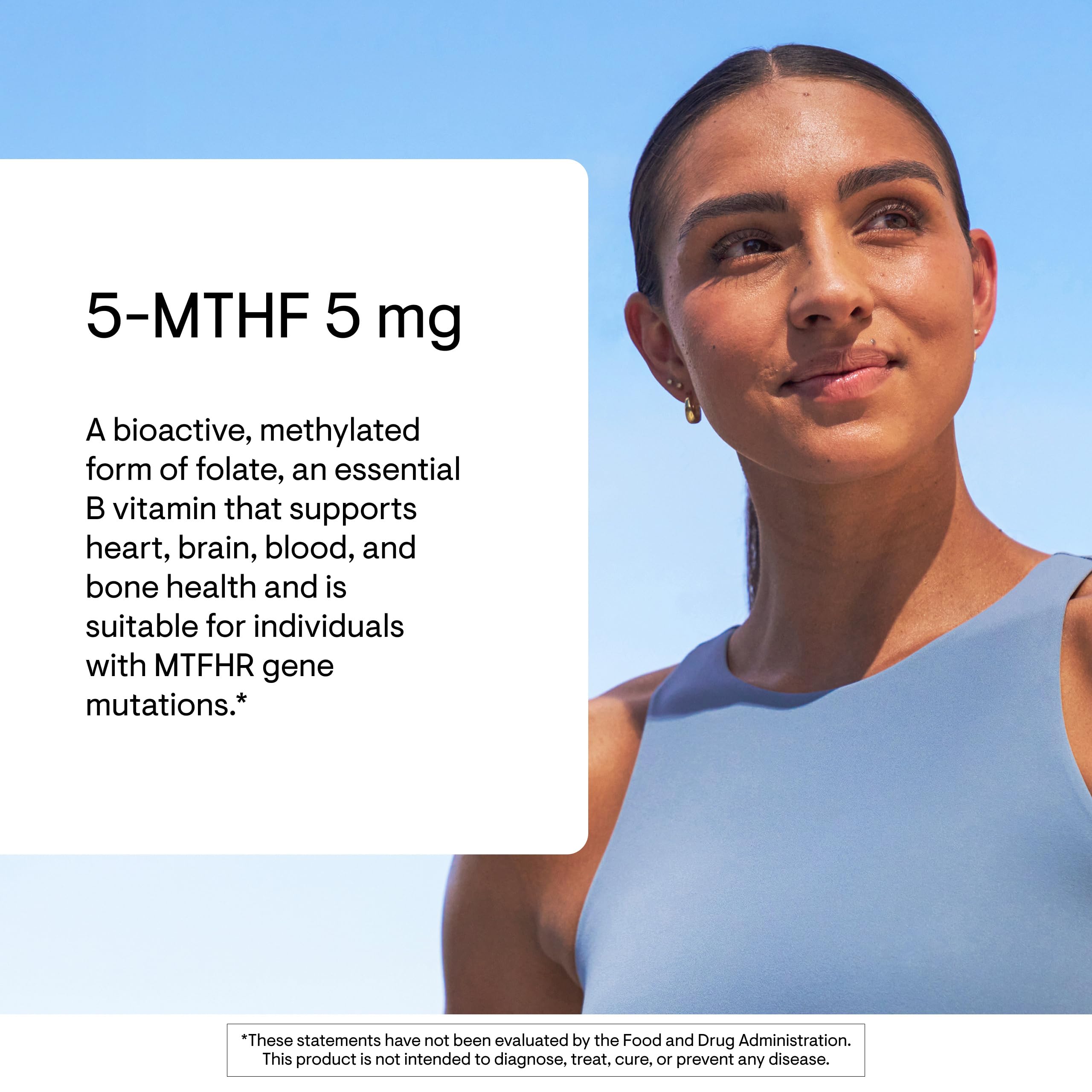 THORNE 5-MTHF capsules array ready for daily supplementation.