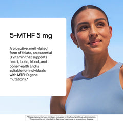 THORNE 5-MTHF capsules array ready for daily supplementation.