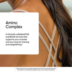 THORNE Amino Complex lemon flavor powder dissolves quickly in water.
