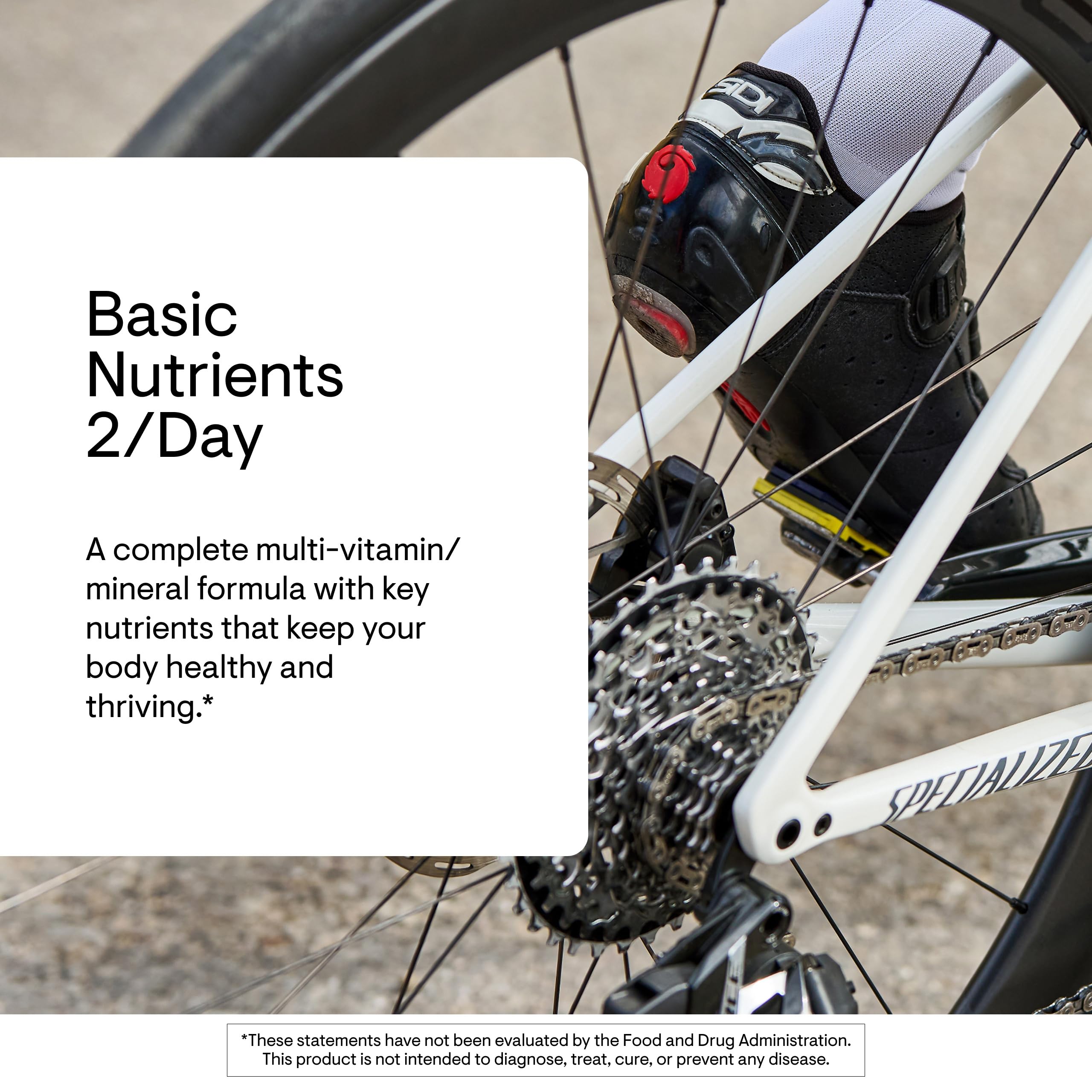 THORNE Basic Nutrients 2/Day label with third-party certification seal.