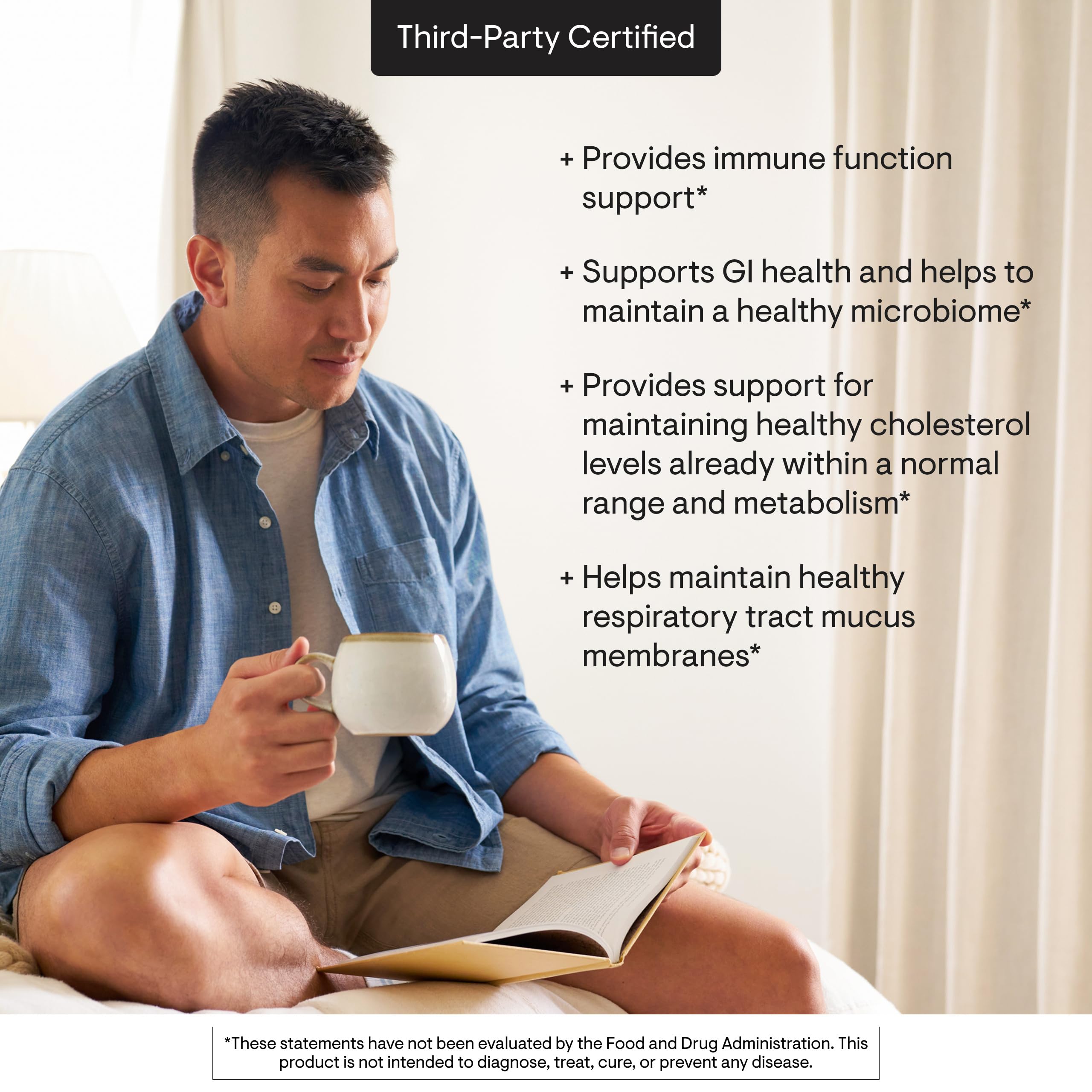 THORNE Berberine capsules in hand for a simple daily routine.