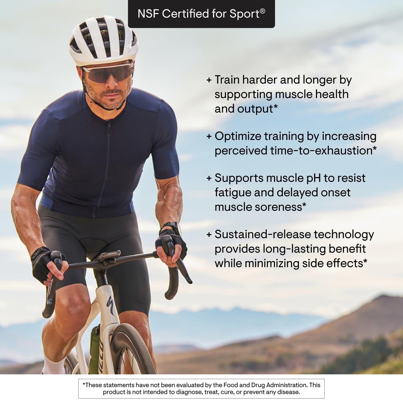 THORNE Beta Alanine Sustained Release positioned with plant-based diet lifestyle options.