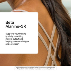THORNE Beta Alanine Sustained Release packaging emphasizing gluten- and dairy-free formula.
